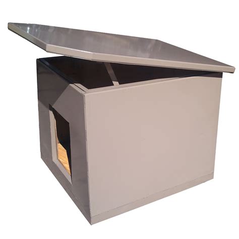 steel metal steel dog house design|insulated chew proof dog house.